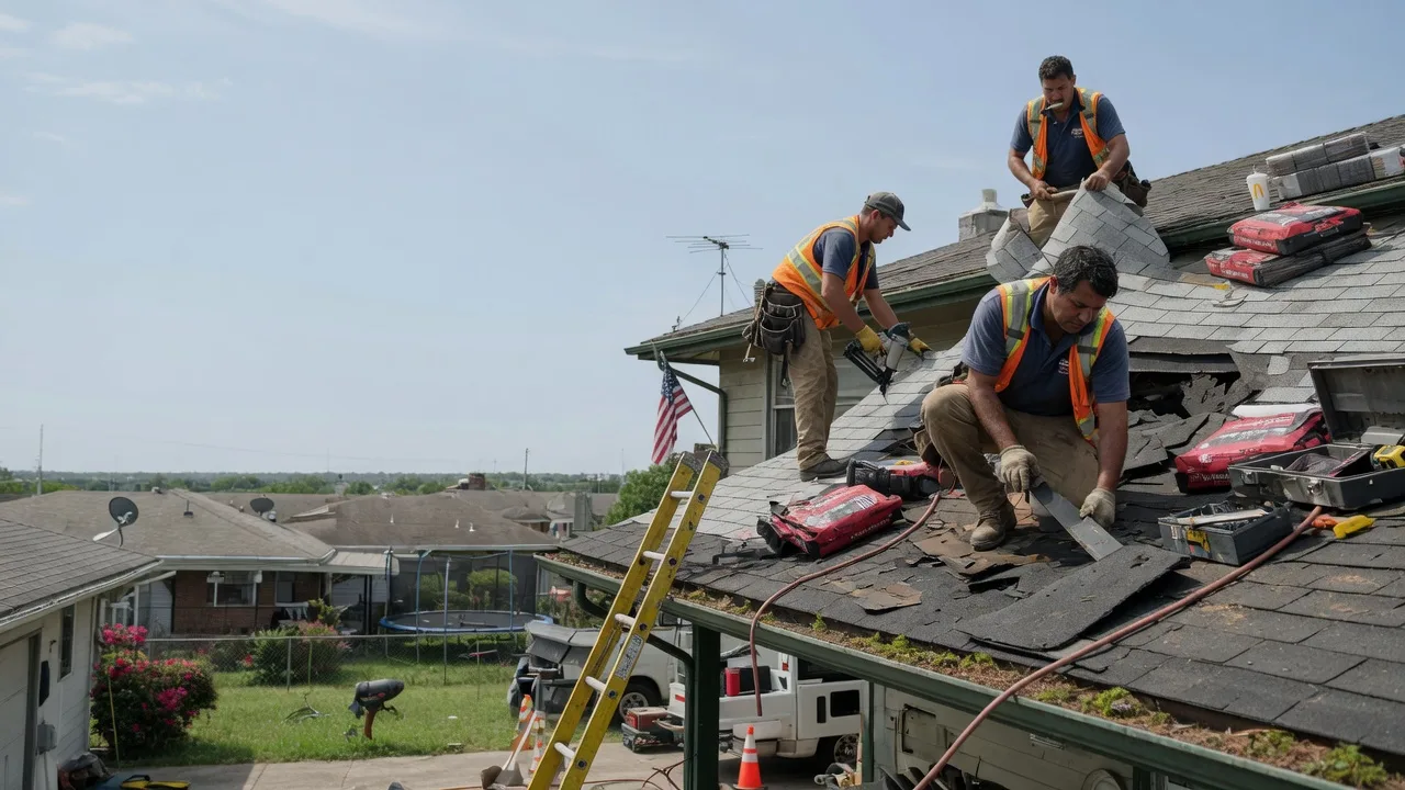 Roof Repair in Ledbetter, TX near me